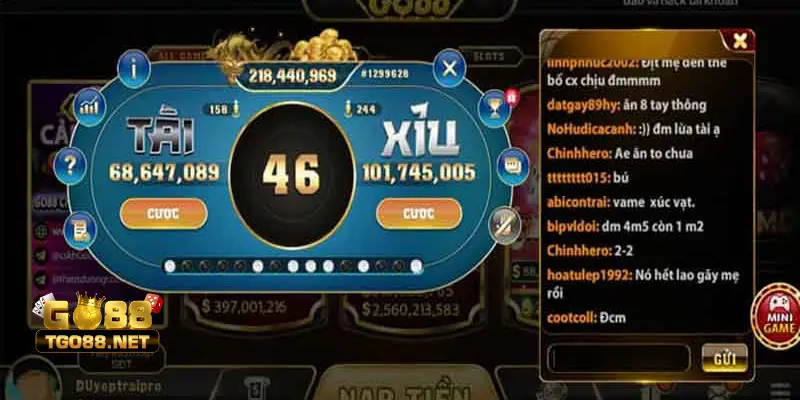 Đôi nét về tài xỉu Go88